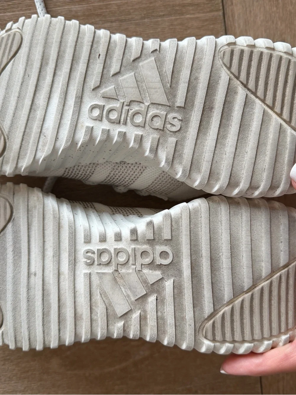 Adidas Cloudfoam White Athletic Sneakers Women’s Size 7.5